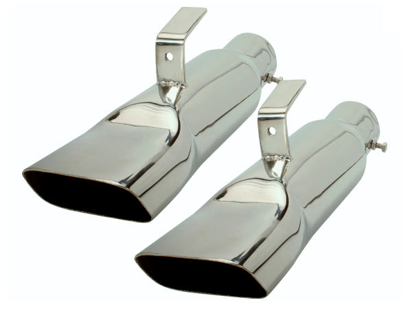 104-S25 Mopar 1968-70 Dodge Charger 2-1/2inch Stainless Steel Exhaust Tips