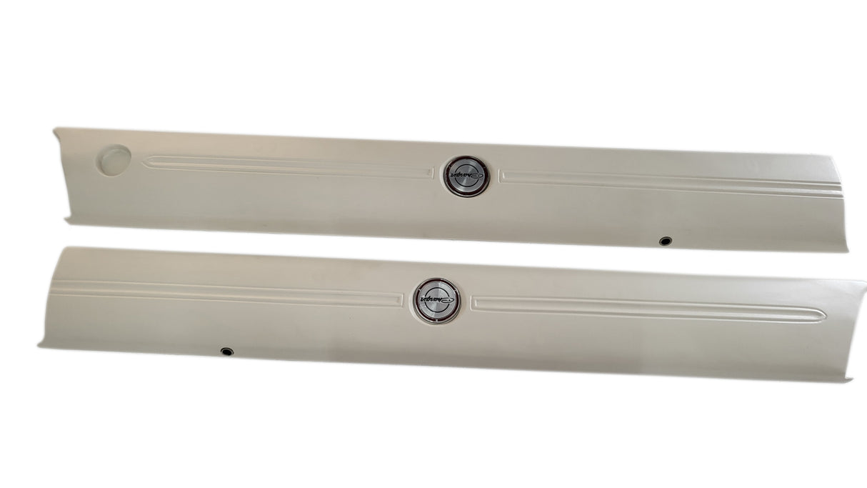 1810-69FBB Mopar 1969 Charger Upper Door Panels with Emblems