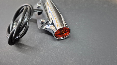 252-69 Mopar 1967-69 Plymouth B-Body Bullet Style Fender-Mounted Turn Signal Indicators