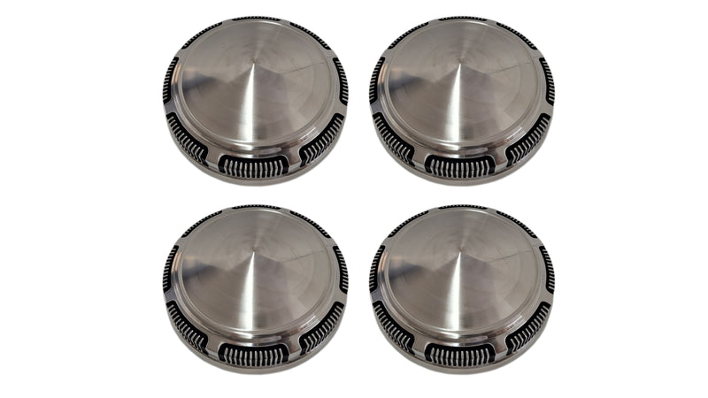 247-SD Mopar A,B,E-body Stainless Steel Dog Dish Hub Cap