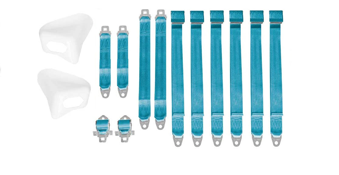 2850-70CBEN Mopar 1970 E-body Convertible Bench Seatbelt Set