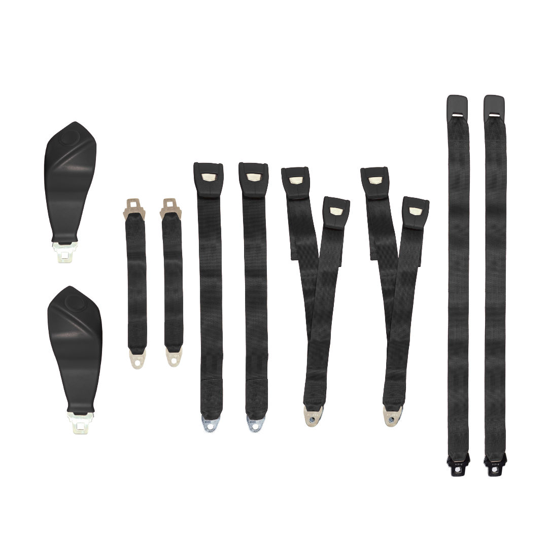 2850-71BUK Mopar 1971 B-Body and E-body Bucket Seatbelt Set