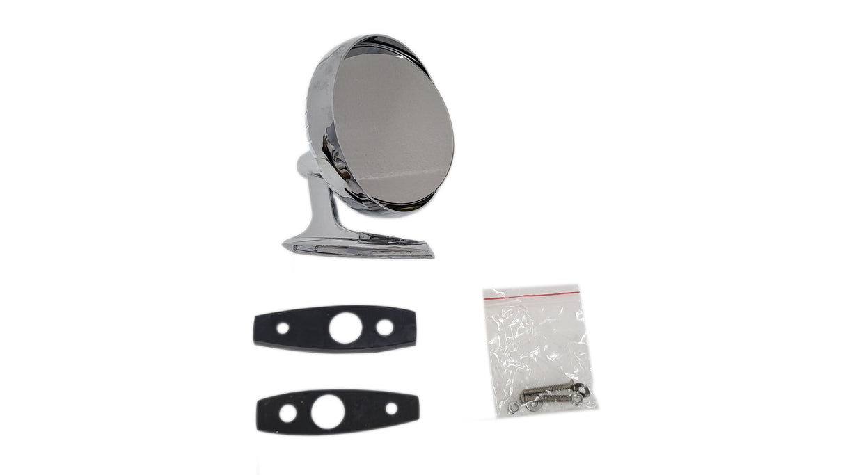 AMC64-160RHC 1964-67 AMC RH Chrome Rearview Mirror