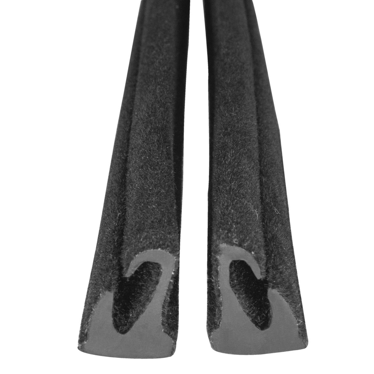 1968-70 B-Body Rear Roll-Up Quarter Window Seal - 2DR Hardtop - Flocked