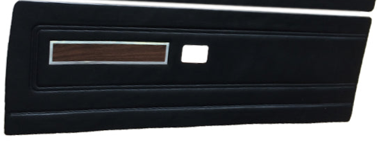 1971 Duster 340 and Demon Woodgrain Deluxe Style Front Passenger Side Door Panel Only