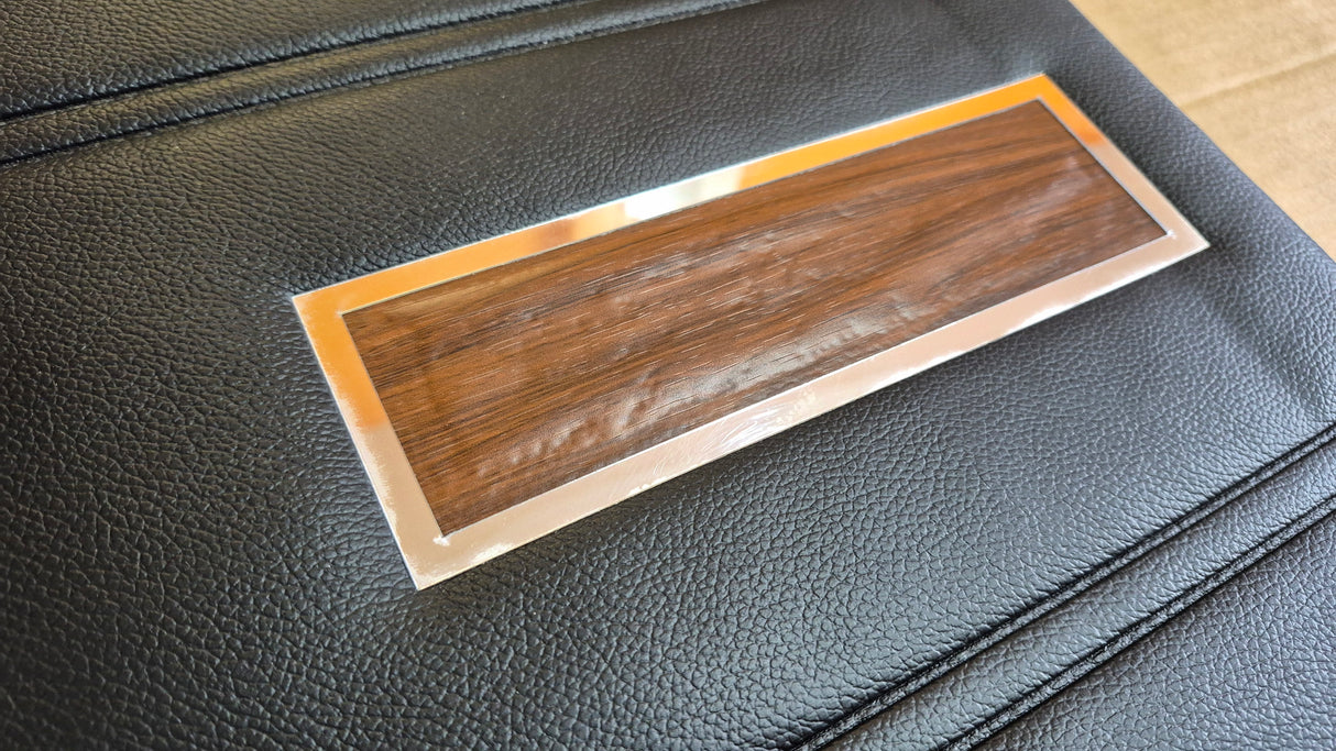 1971 Duster 340 and Demon Woodgrain Deluxe Style Rear Driver Side Door Panel Only