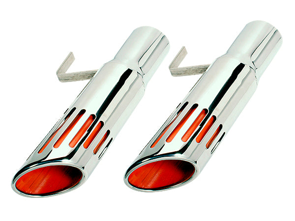 108-S25 Mopar 1971-74 B-body 2-1/2inch Long Style Slotted Exhaust Tips