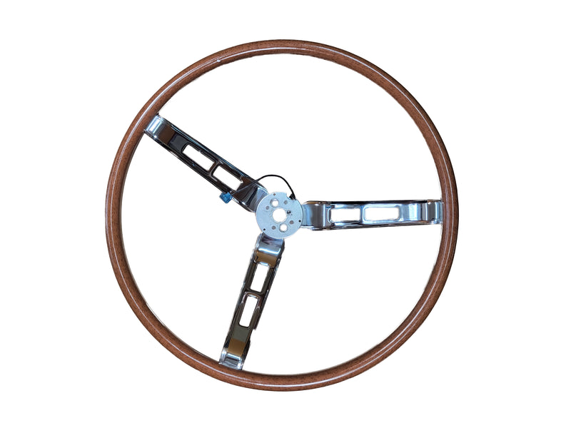 260-69WKIT Mopar 1966-69 A,B,C-Body Rallye Woodgrain Steering Wheel Kit