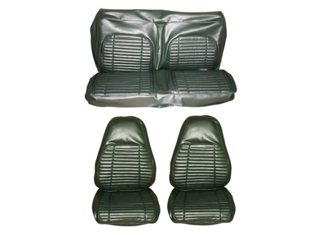 7705-BUK-C 1971 Charger, Roadrunner, Satellite, GTX Front Bucket Rear Bench Seat Cover Set