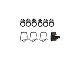 102-HC Mopar 1970-72 B-body Air Grabber Hose Clip Kit