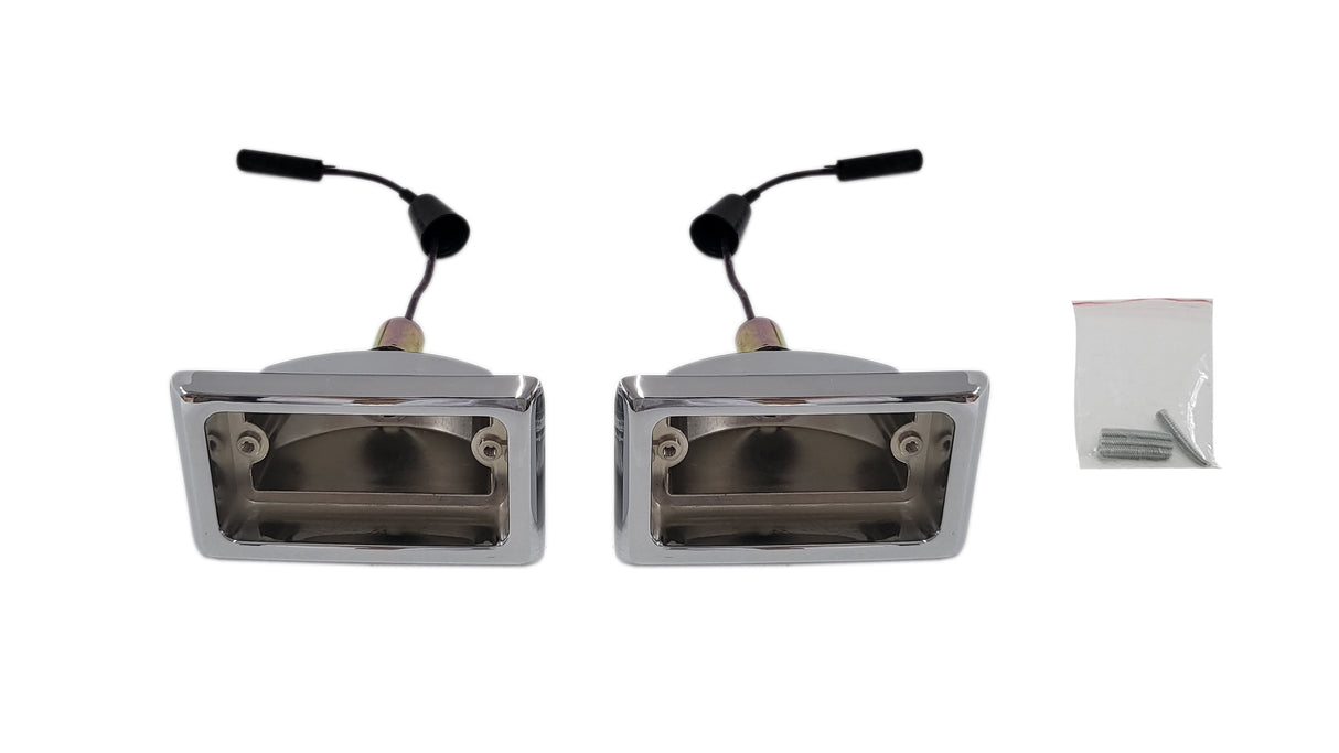 1305-66CH Mopar 1966-67 Dodge Charger and 1967 Coronet Back-Up Light Bezels