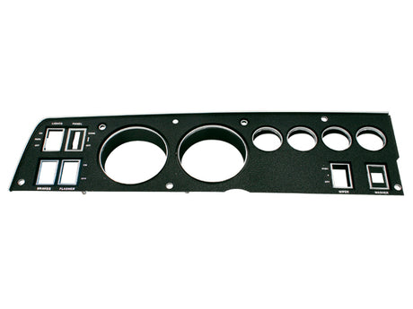 141-RDSET Mopar 1969 B-body Rallye Dash Bezel Kit Radio Delete - NO AC