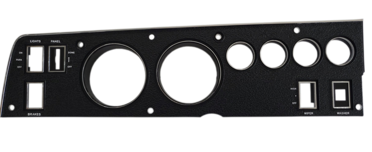 142-SET Mopar 1970 B-body Rallye Dash Bezel Kit (AM/FM - No AC)