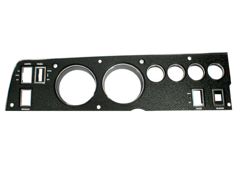 142-RDSET Mopar 1970 B-body Rallye Dash Bezel Kit Radio Delete - No AC