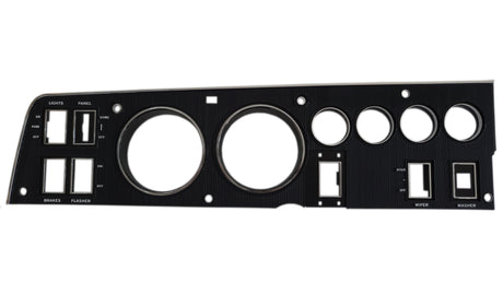 143-ACSET Mopar 1968 Dodge Charger Rallye Dash Bezel Kit (AM/FM - with AC)