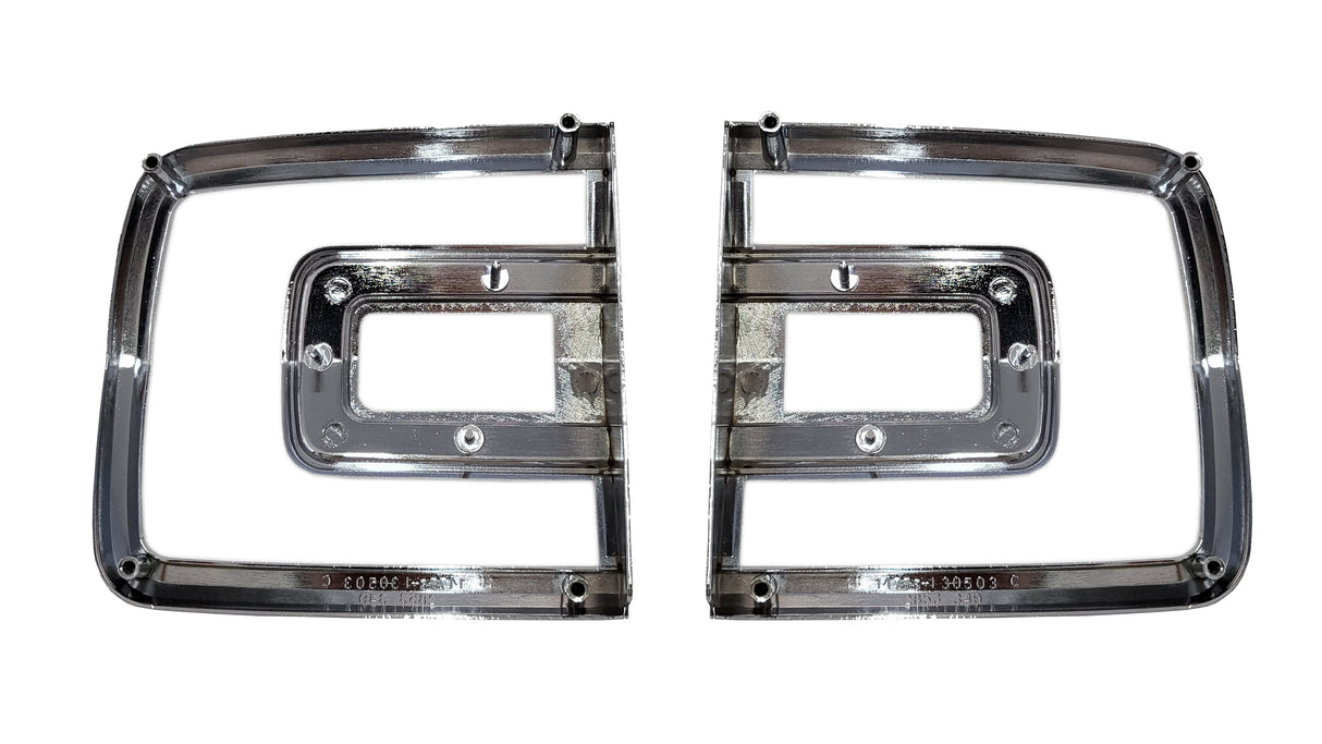 165-68RRSET Mopar 1968 Plymouth Roadrunner and Satellite Taillight Bezels