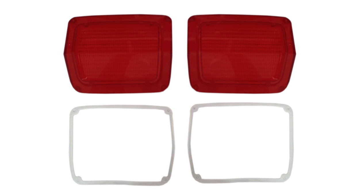 165SP-65L Mopar 1965 Plymouth Belvedere Taillight Lenses without Trim