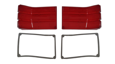 165SP-66L Mopar 1966 Plymouth Belvedere Taillight Lenses without Trim