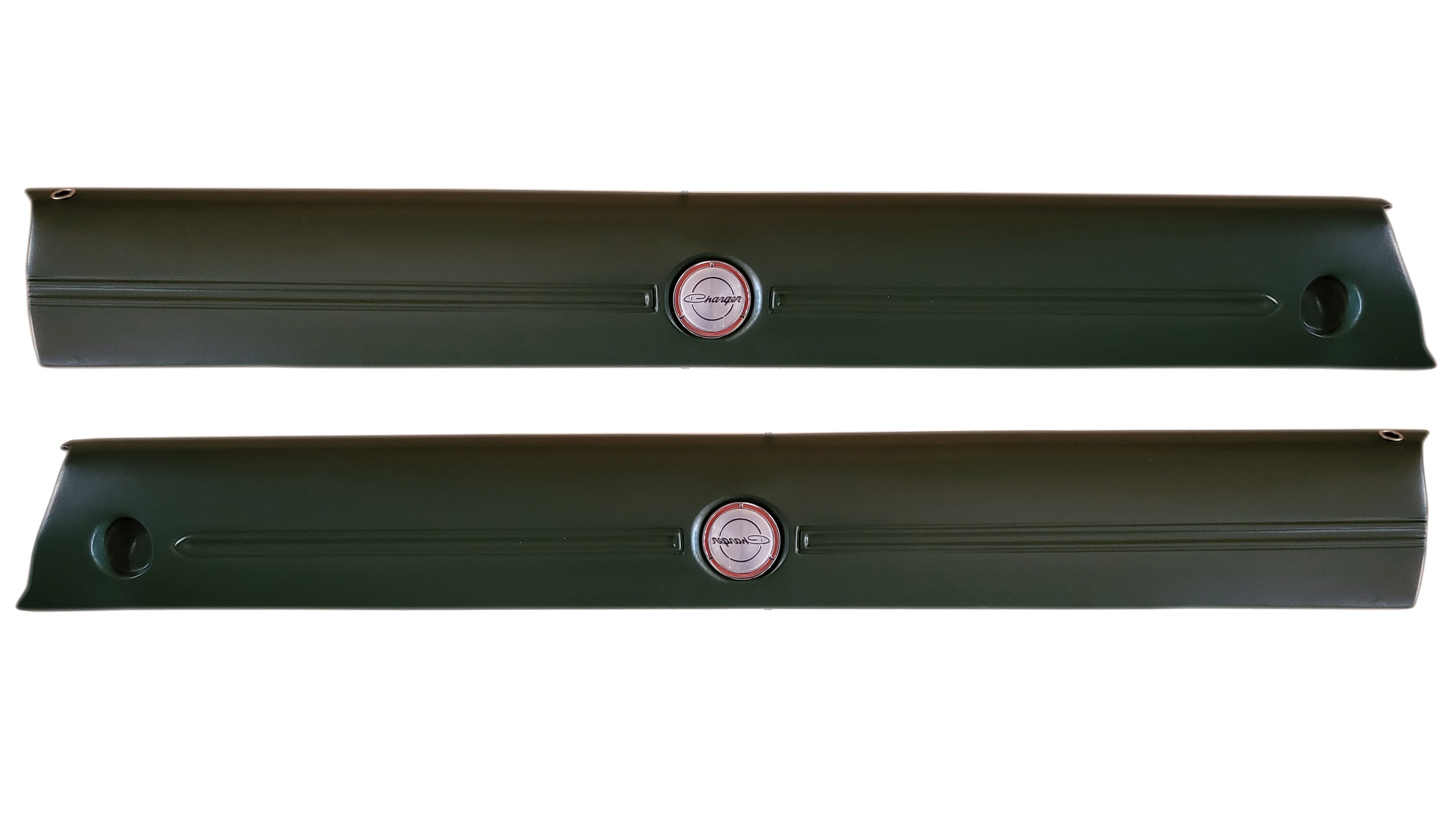 1810-68FBB Mopar 1968 Charger Upper Door Panels with Emblems – PG