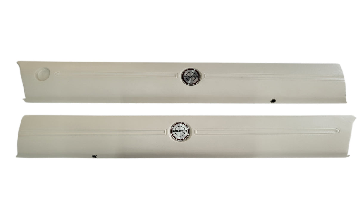 1810-70FBB Mopar 1970 Charger Upper Door Panels with Emblems