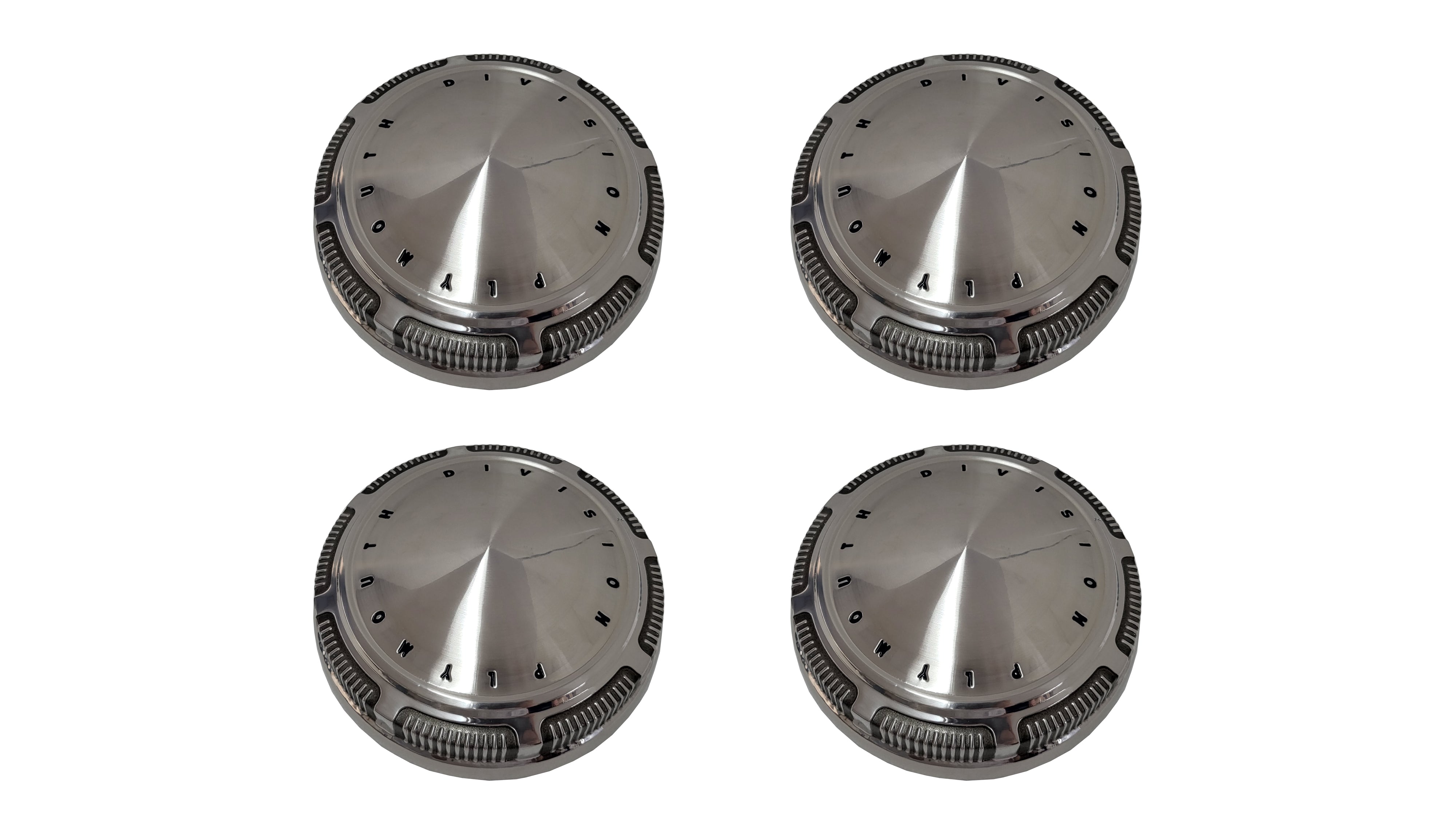 247-PL Mopar A,B,E-body Plymouth Divison Dog Dish Hub Caps – PG