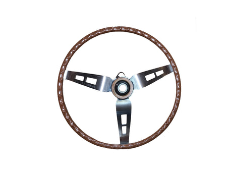 260-69WKIT Mopar 1966-69 A,B,C-Body Rallye Woodgrain Steering Wheel Kit