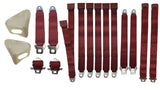 2850-70BEN Mopar 1970 E-body Bench Seat Belt Set