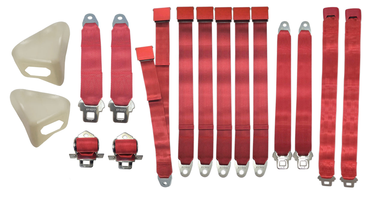 2850-70BEN Mopar 1970 E-body Bench Seatbelt Set