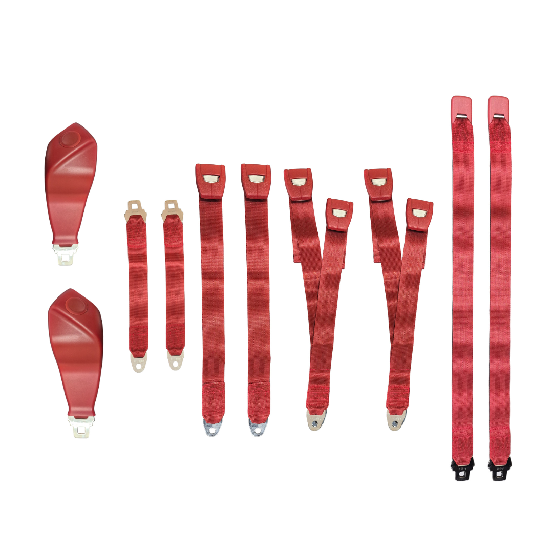 2850-71BUK Mopar 1971 B-Body and E-body Bucket Seatbelt Set