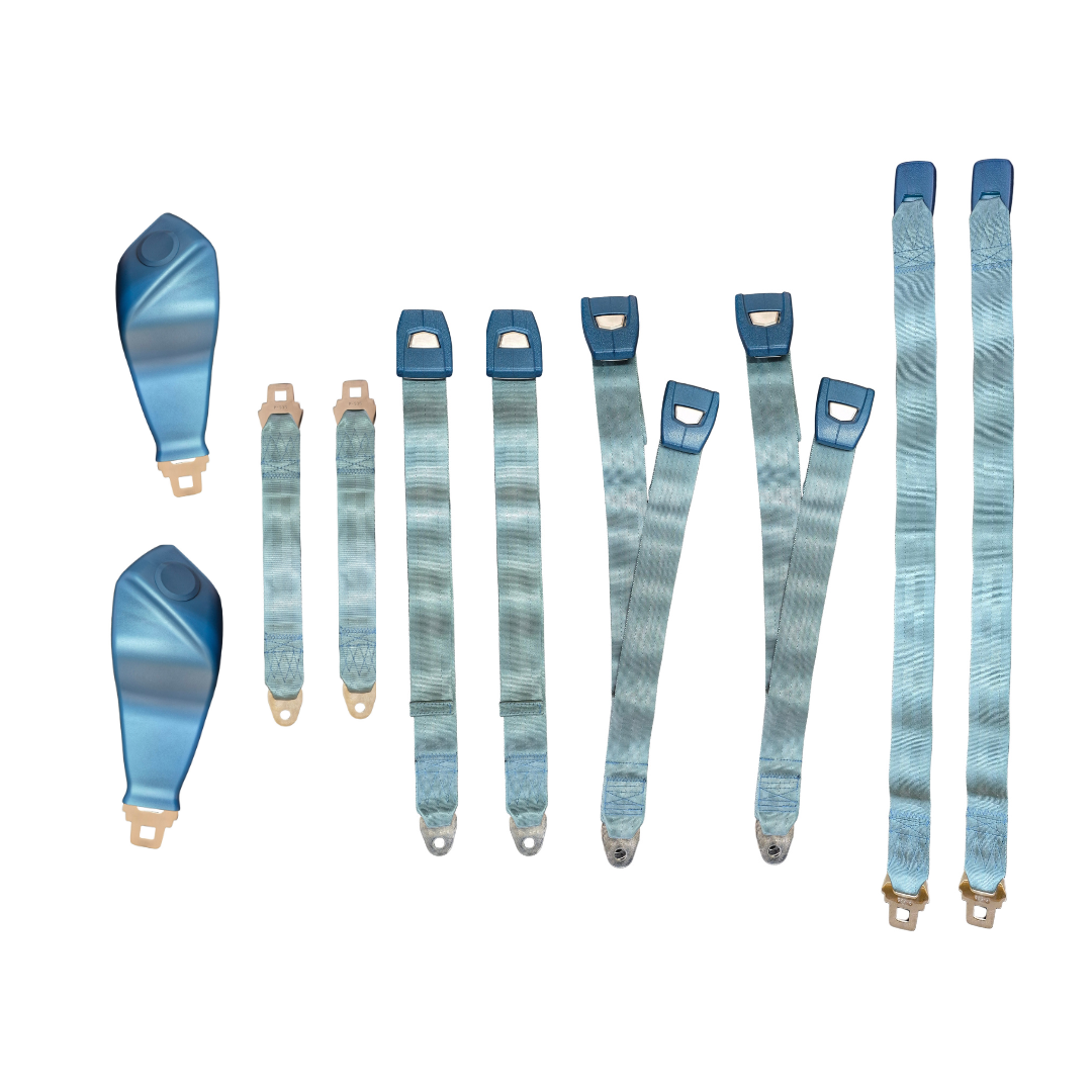 2850-71BUK Mopar 1971 B-Body and E-body Bucket Seatbelt Set