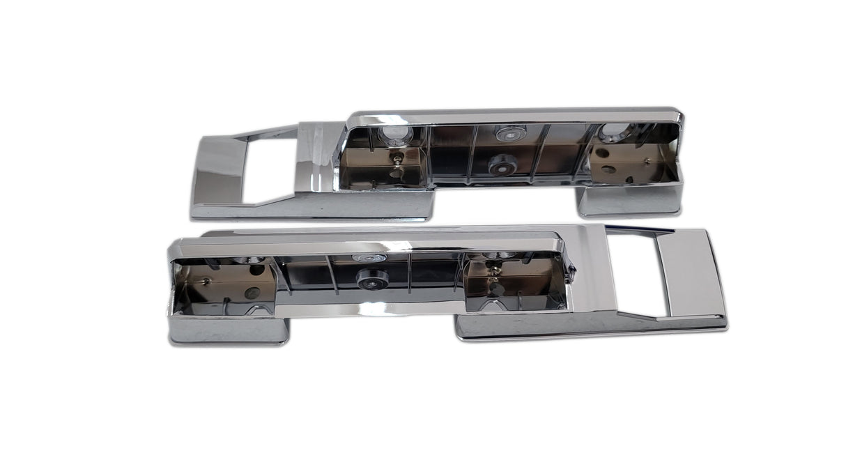 310-67 Mopar 1967 A-body Chrome Front Armrest Bases