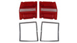 366-68L Mopar 1968 Dodge Dart Taillight Lenses