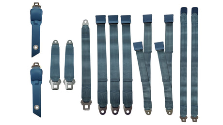 3850-70BUK Mopar 1970-71 A-body Bucket Seat Belt Set