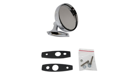 AMC-160RHC 1968-69 AMC RH Chrome Rearview Mirror