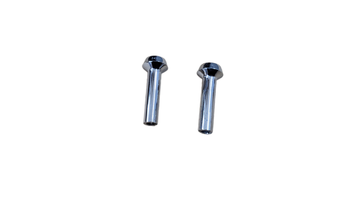 FM-65NA 1965-66 Ford Mustang Chrome Door Lock Knobs (Pair)