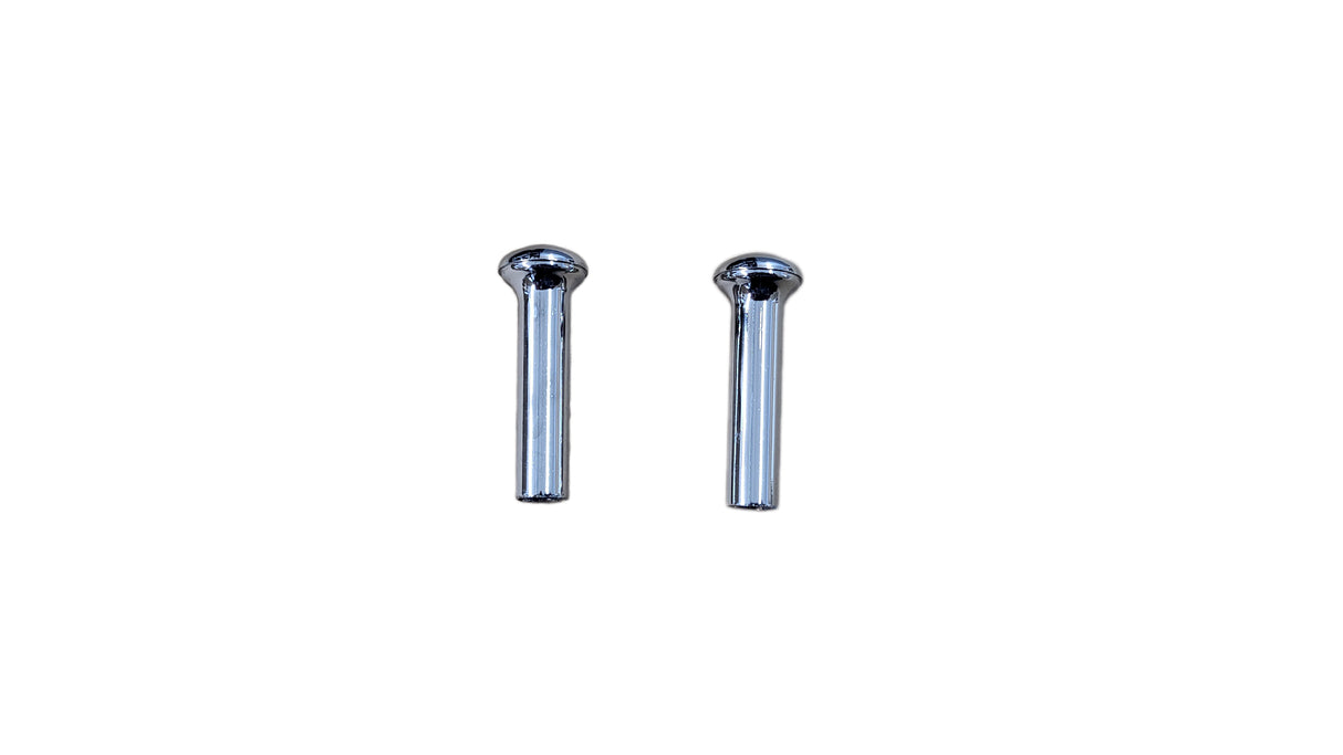 FM-68ND 1968-73 Ford Mustang Chrome Door Lock Knobs (Pair)