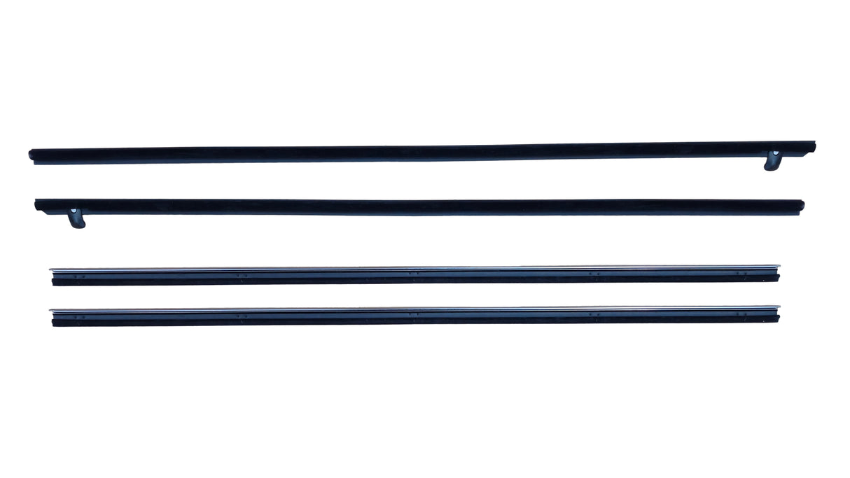 FM-69FWC Ford 1969-70 Mustang Window Belt Line Weatherstrip Set (4pc) - Fastback