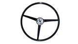 FM65-260B 1965-66 Ford Mustang Standard Style Steering Wheel (Black)