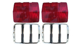 FM65-BLKIT 1965-66 Ford Mustang Tail Light Bezel and Lens Kit