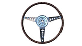 FM67-260W 1967 Ford Mustang Deluxe Woodgrain Steering Wheel (w/o Horn Button)