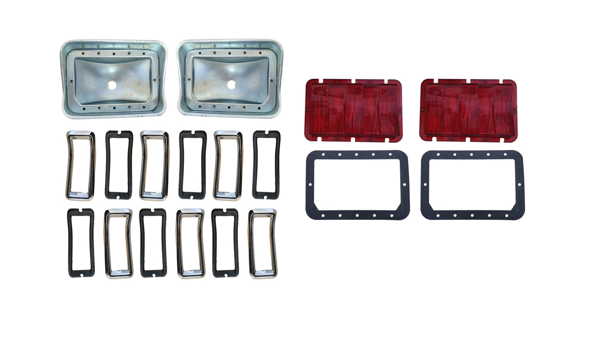 FM68-HBLKIT 1968 Ford Mustang Tail Light Kit