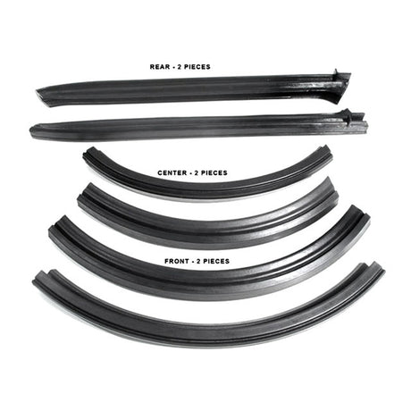  1962-65 Dodge, Plymouth Roof Rail Weatherstrip Seal Set - Convertible