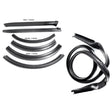  1962-65 Dodge, Plymouth Roof Rail Weatherstrip Seal Set with Header Seal - Convertible