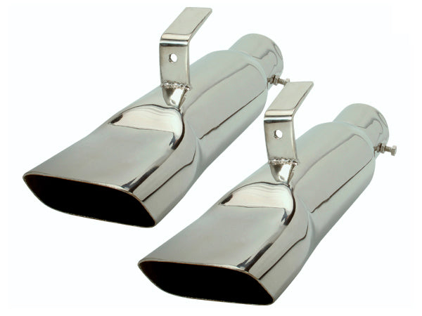 104-S2 Mopar 1968-70 Dodge Charger 2 inch Stainless Steel Exhaust Tips