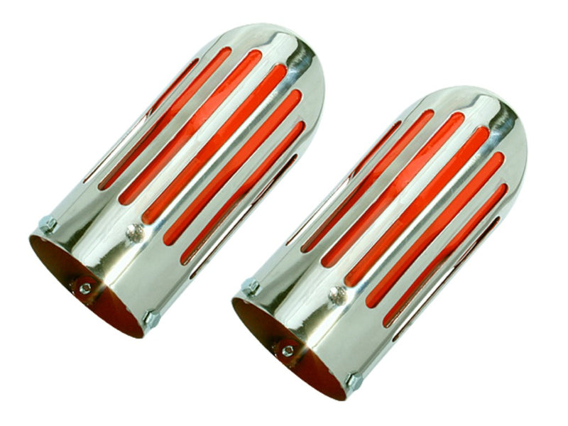 108-AR Mopar 1971 B-body Red Slotted Exhaust Tips