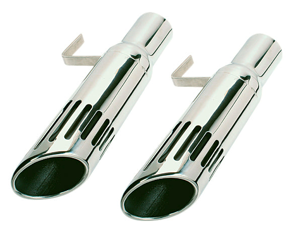 108-S3B Mopar 1971-74 B-body 3inch Long Style Slotted Exhaust Tips