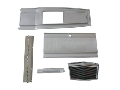 131-6SET Mopar 1966-68 B-body 4 Speed Console Plate Kit