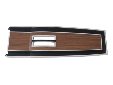 131A-70 Mopar 1969-70 B-body Diecast Woodgrain Console Top Plate