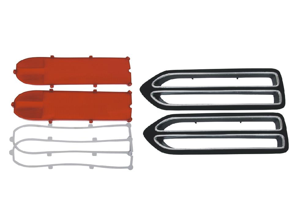 133-70GTXBLKIT Mopar 1970 Plymouth GTX Taillight Kit