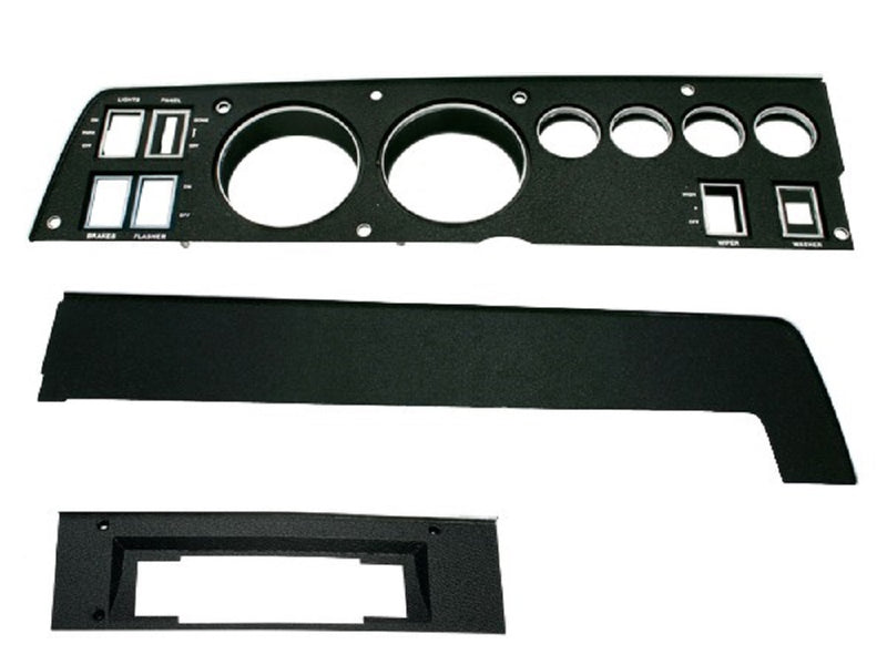 141-8ACSET Mopar 1969 B-body Rallye Dash Bezel Kit (8 Track - with AC)